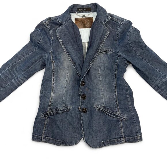 Marc Cain Jackets & Blazers - Marc Cain Denim Blazer Jacket